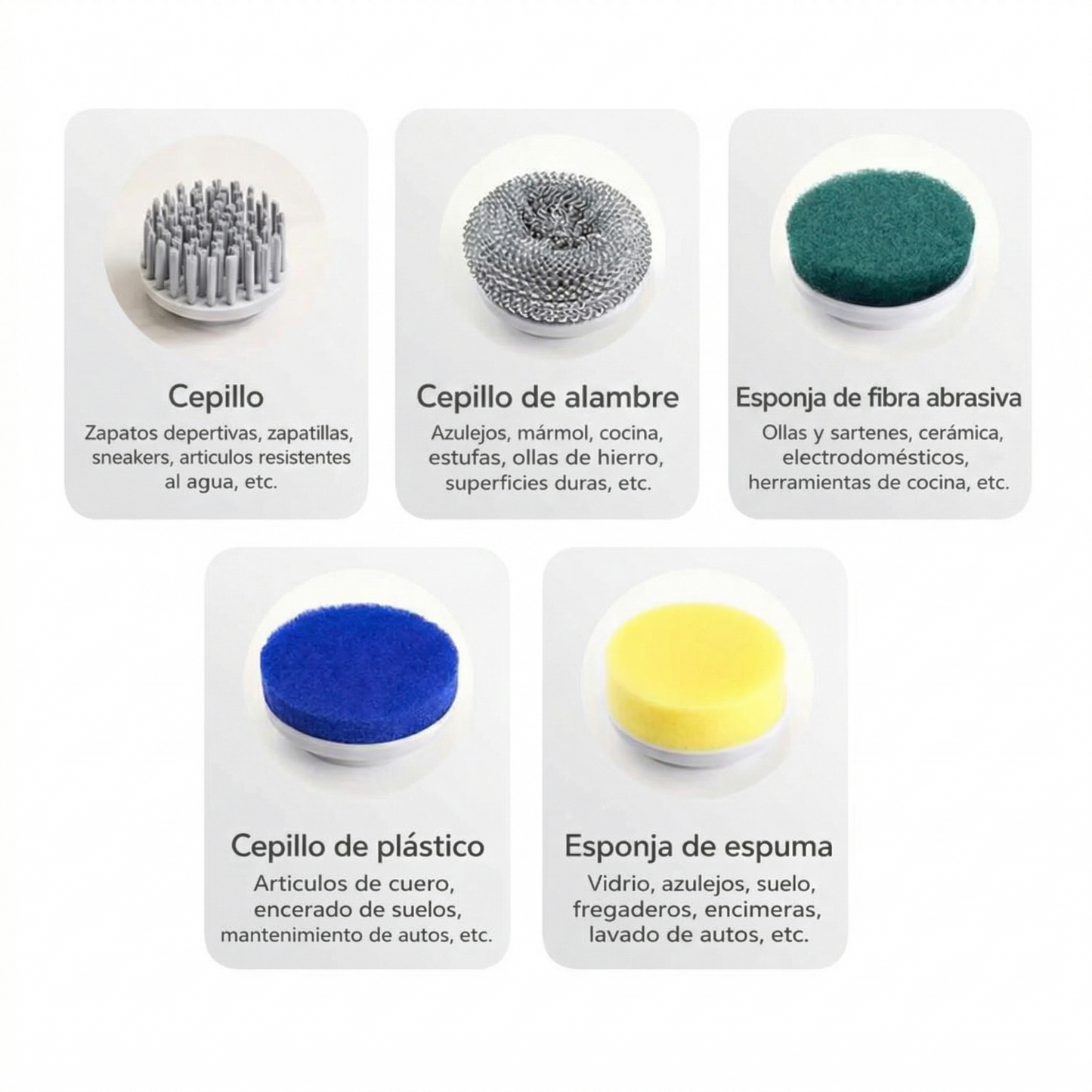 MrLimpio™ - Cepillo Eléctrico Multisuperficie
